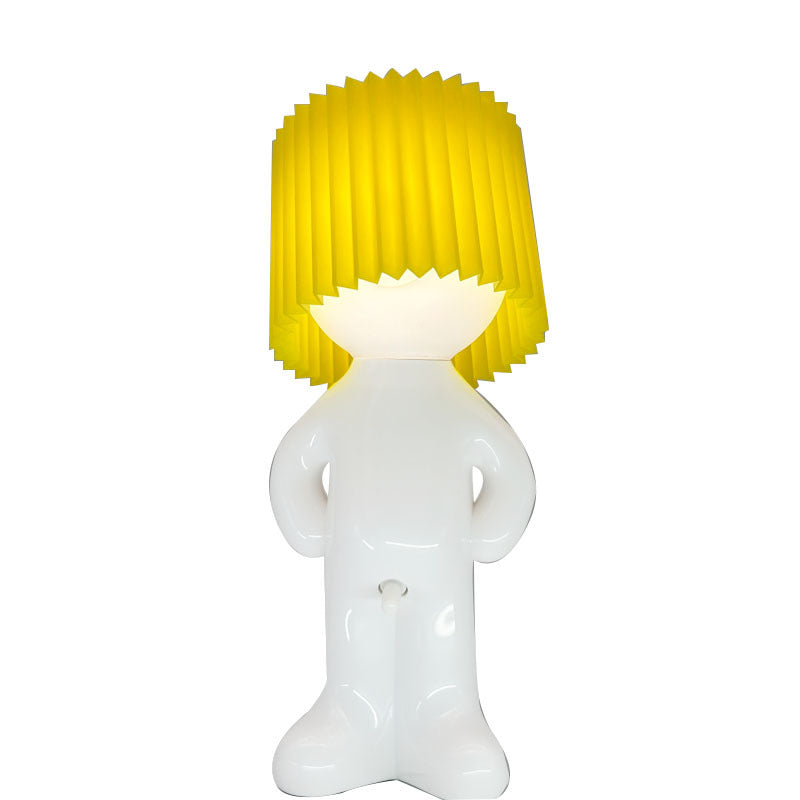 USB plug-in creative MR P shy desk lamp a little shy boy naughty night light without plug