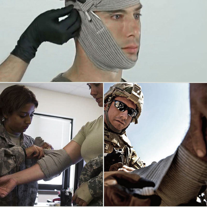 Outdoor Elastic Tactical Tourniquet Camping Supplies First Aid Training Trauma Vacuum Pressurized Israeli Bandage