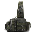 Men's Fishing Backpack: Equipped with bait box, equipment storage bag, pole holder, sling & shoulder bag design. - V.I.P Digital Presence