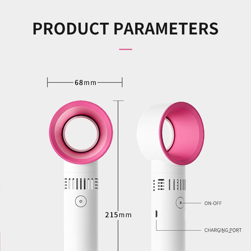 Mini Portable Fan USB Rech Mini Portable Fan USB Rechargeable Night Light Cooling Handheld Fan Three Speed