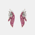 Alloy Glass Stone Stud Earrings - V.I.P Digital Presence