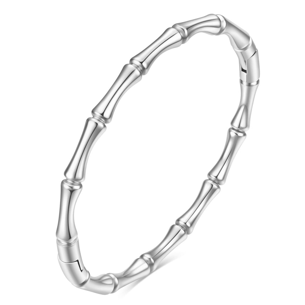 Bracelet Simple Round Bamboo Knot 5MM Stainless Steel Magnetic Bracelet - V.I.P Digital Presence