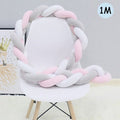 1Pcs 1M/2M/3M Baby Handmade Nodic Knot Newborn Bed Bumper Long Knotted Braid Pillow Baby Bed Bumper Knot Crib Infant Room Decor - V.I.P Digital Presence