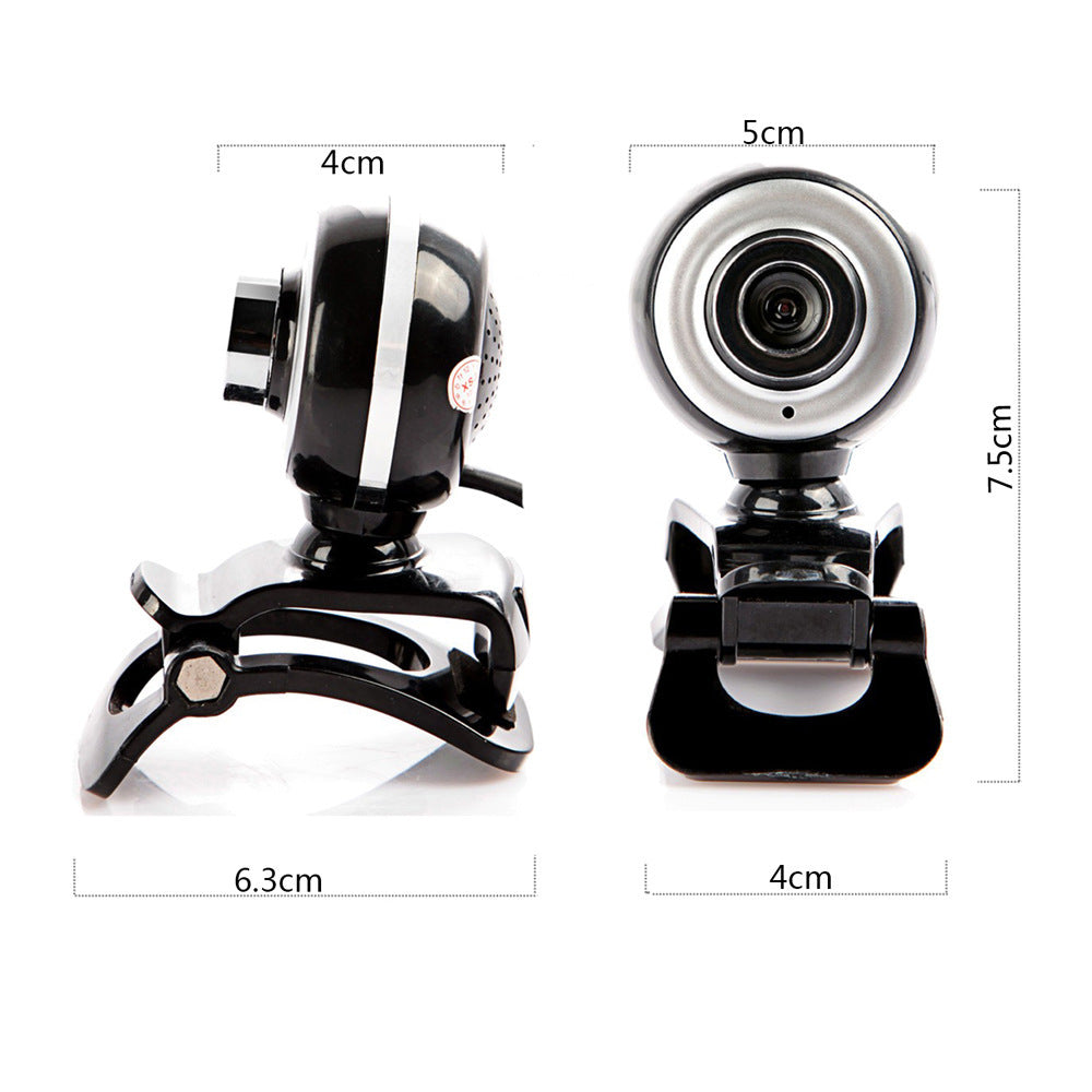 Online course with 480P high-definition camera and built-in sound-absorbing microphone for video recording