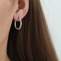 Titanium Steel Huggie Earrings - V.I.P Digital Presence