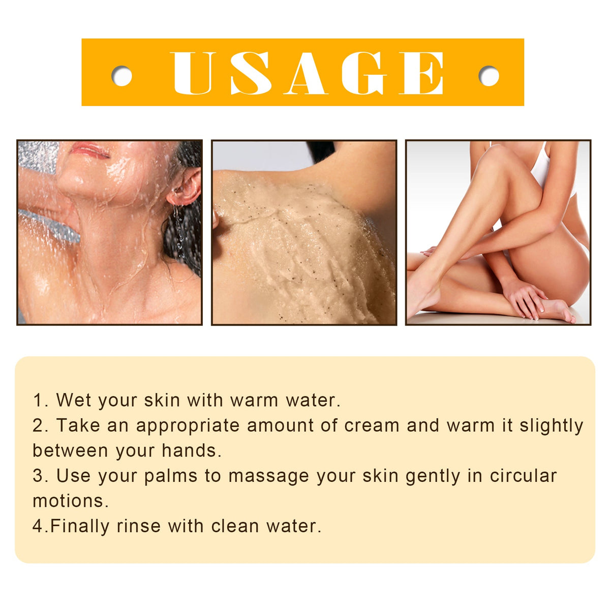 Nourishing Body Scrub, Cleansing Exfoliating And Hydrating Whitening Scrub