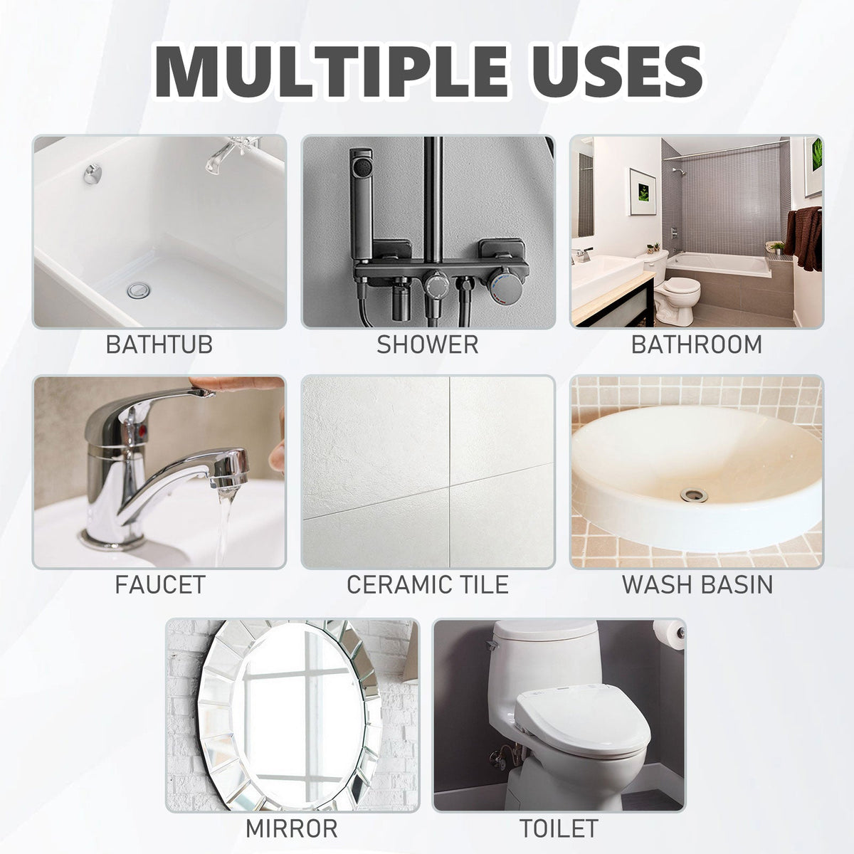 Jue-fish Tile Cleaning Spray, Kitchen Bathroom Wall Floor Tile Decontaminating Cleaning Spray
