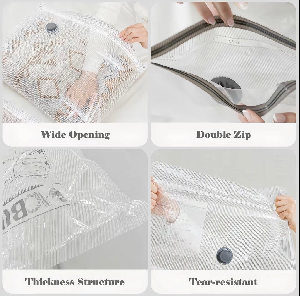 PackVac Travel Storage Bags