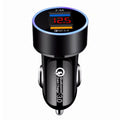 QC3.0+2.4A Dual USB Car Charger LCD Display 12-24V Cigarette Socket Lighter Fast Charger Power Auto USB Adapter Upgraded - V.I.P Digital Presence