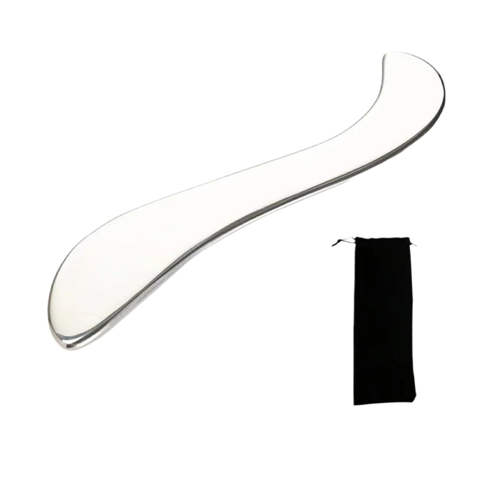304 stainless steel fascia knife for loosening muscle tissue, scraping and relaxing S-shaped fascia knife for facial metal plate
