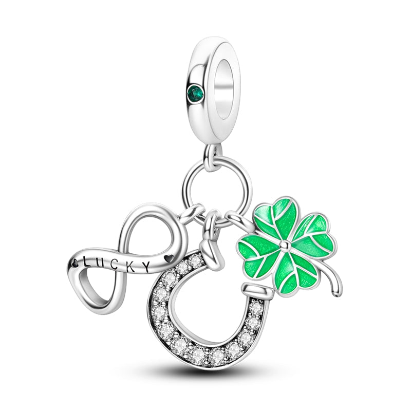 Niche jewelry handmade copper plated clover DIY jewelry accessories - V.I.P Digital Presence