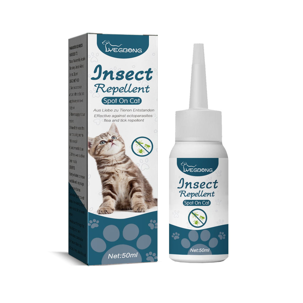 Pet Anti-Flea Tick Agent, External Deworming Skin Cleaning Tick Drops For Cats And Dogs