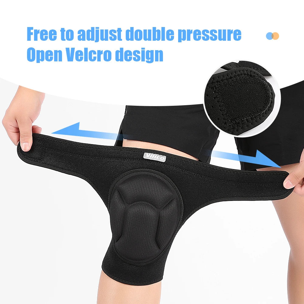 Running basketball cushioning decompression breathable comfortable Velcro sports collision protection leg protection knee protection ﻿