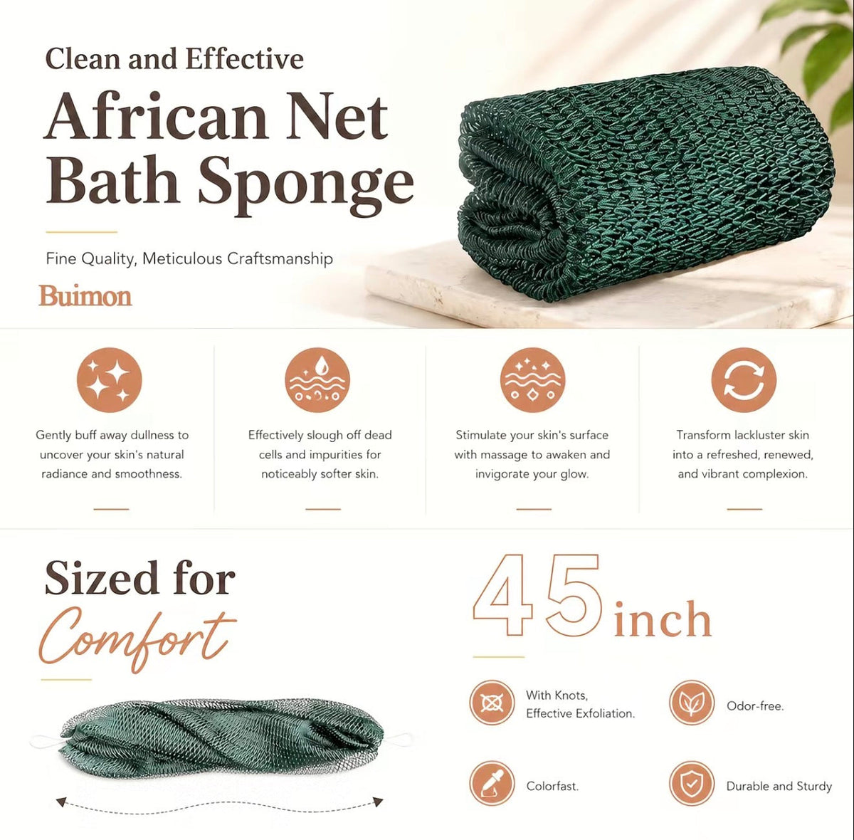 AfriGlow Exfoliating Sponge