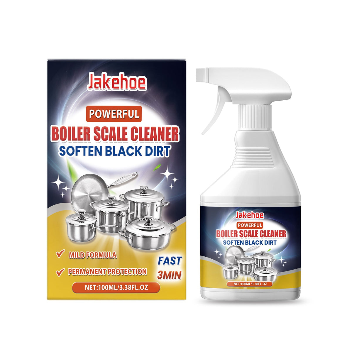 Pan Bottom Black Dirt Remover Clean Cooktop Kitchen Cutlery Oil Dirt Clean Multi-Effect Cleaner - V.I.P Digital Presence