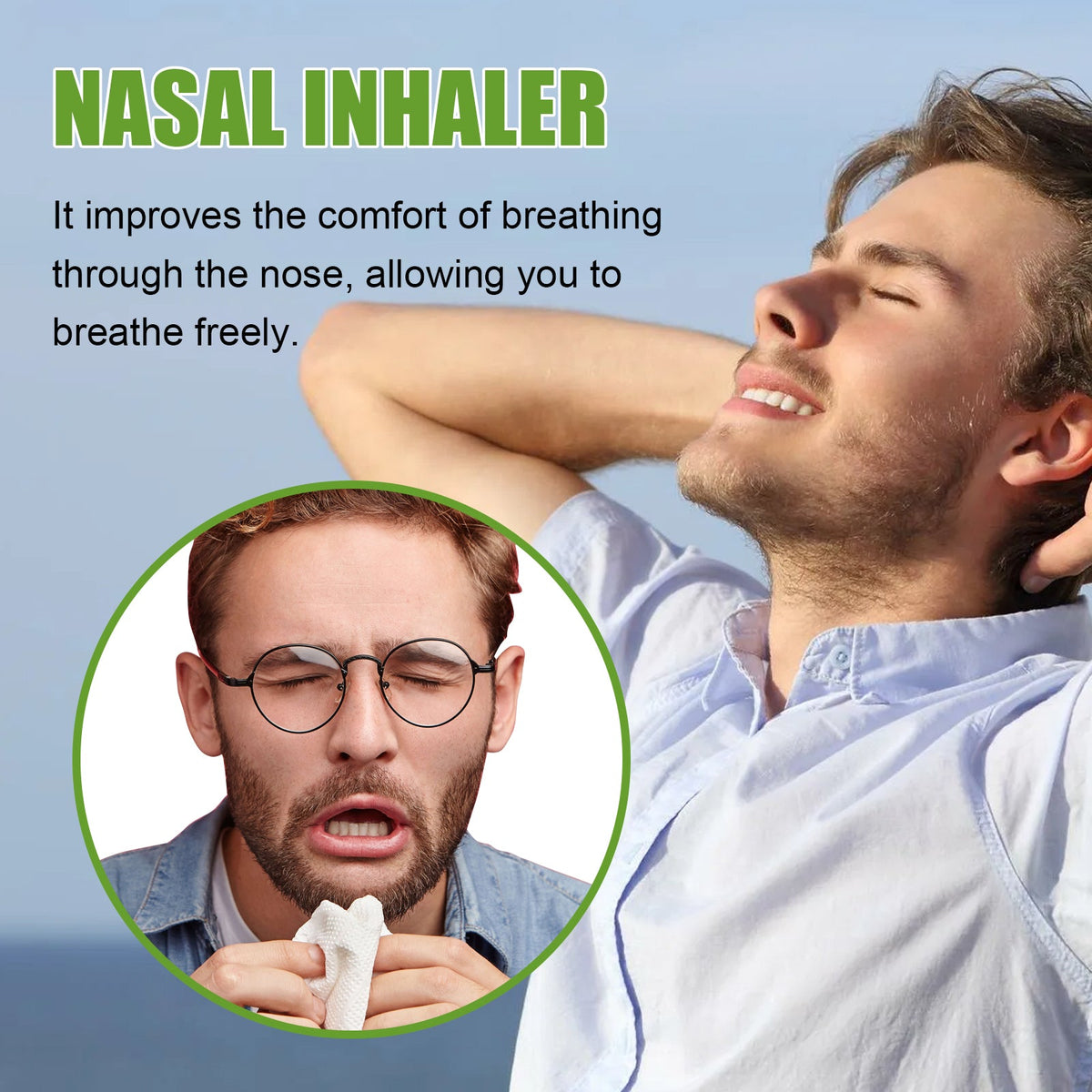 Relieves Nasal Congestion And Itchiness, Relieves Nasal Discomfort, Relieves Nasal Body Care