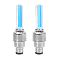 FORAUTO 2PCS Car Wheel LED Light Motocycle Bike Light Tire Valve Cap Decorative Lantern Tire Valve Cap Flash Spoke Neon Lamp - V.I.P Digital Presence