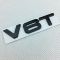 Suitable for Audi V6T V8T metal logo A4LA6LS7Q5Q3 displacement personalized modification leaf plate car sticker - V.I.P Digital Presence