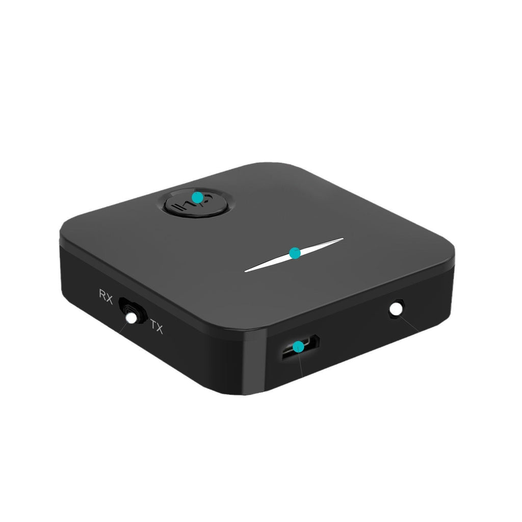 Bluetooth audio receiver transmitter adapter, MIC 2-in-1 car speaker - V.I.P Digital Presence