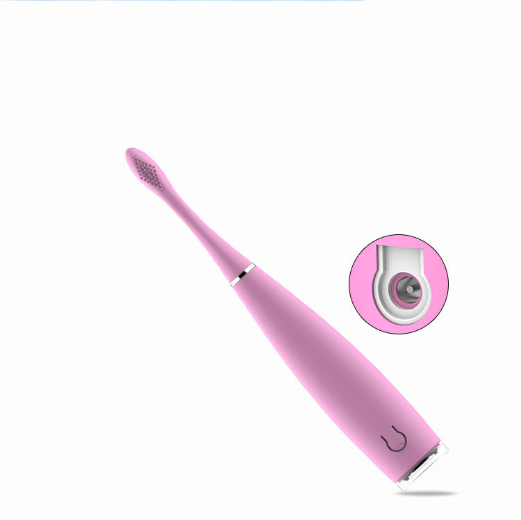 MCMELLCAO Electric Silicone Toothbrush Rechargeable Toothbrush Sonic Tooth Cleaner