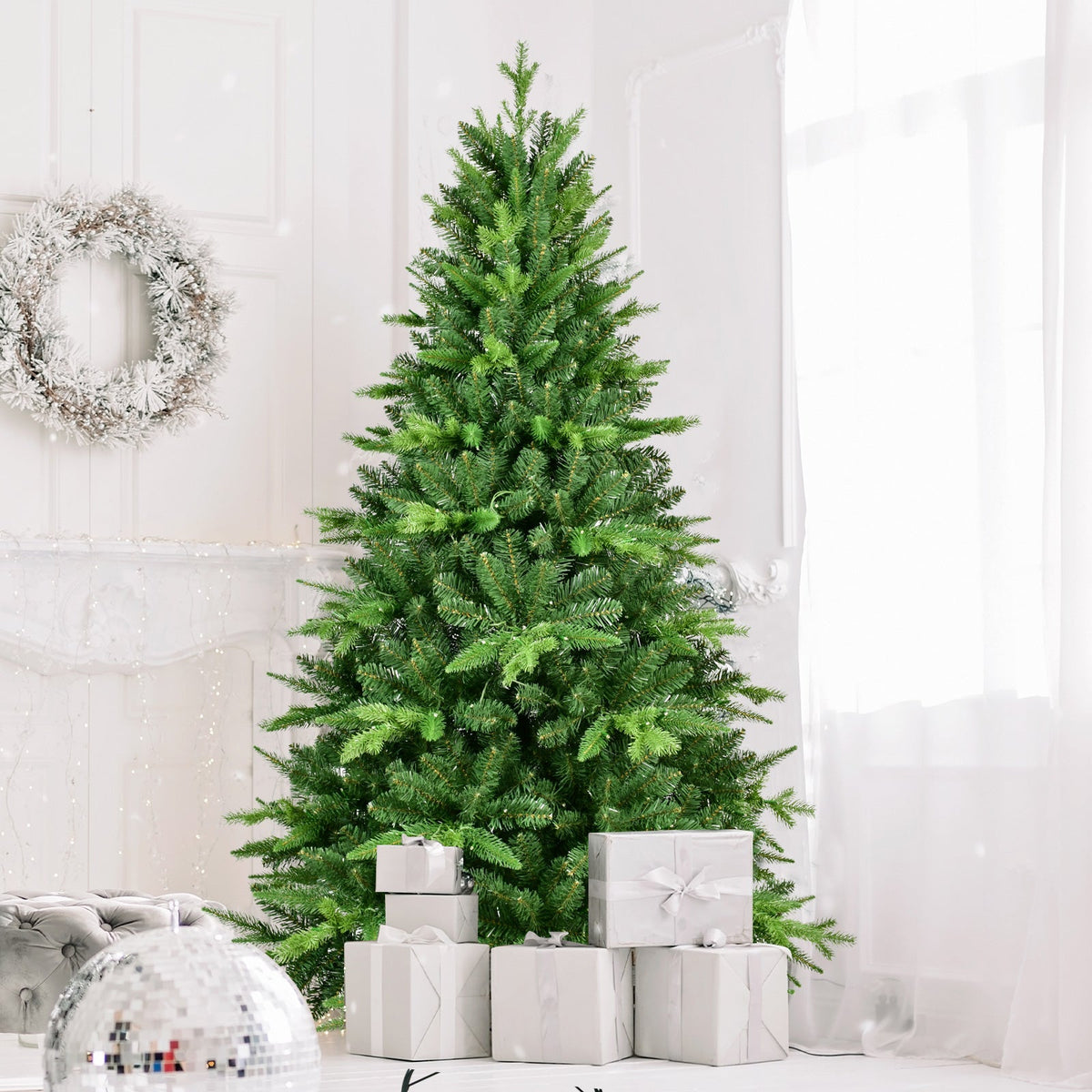 6FT PE&PVC Prelit Christmas Tree - V.I.P Digital Presence