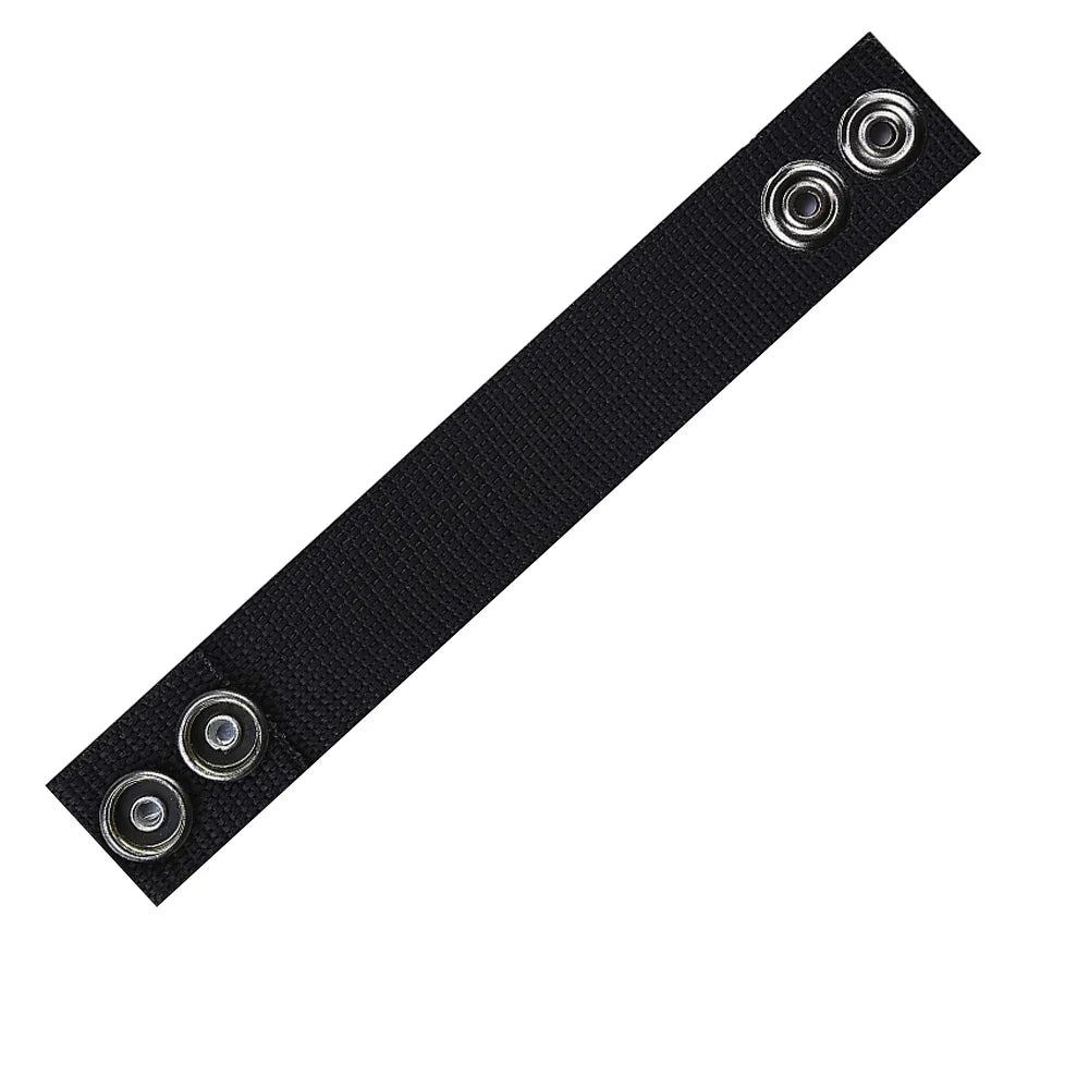 4Pcs/Set Tactical Belt Buckle Police Military Accessory Double Snaps Nylon Tactical Belt Loop Holder Keeper