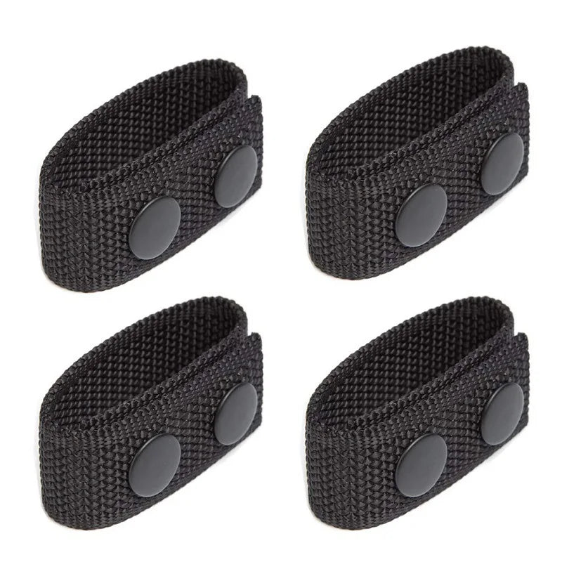 4Pcs/Set Tactical Belt Buckle Police Military Accessory Double Snaps Nylon Tactical Belt Loop Holder Keeper - V.I.P Digital Presence