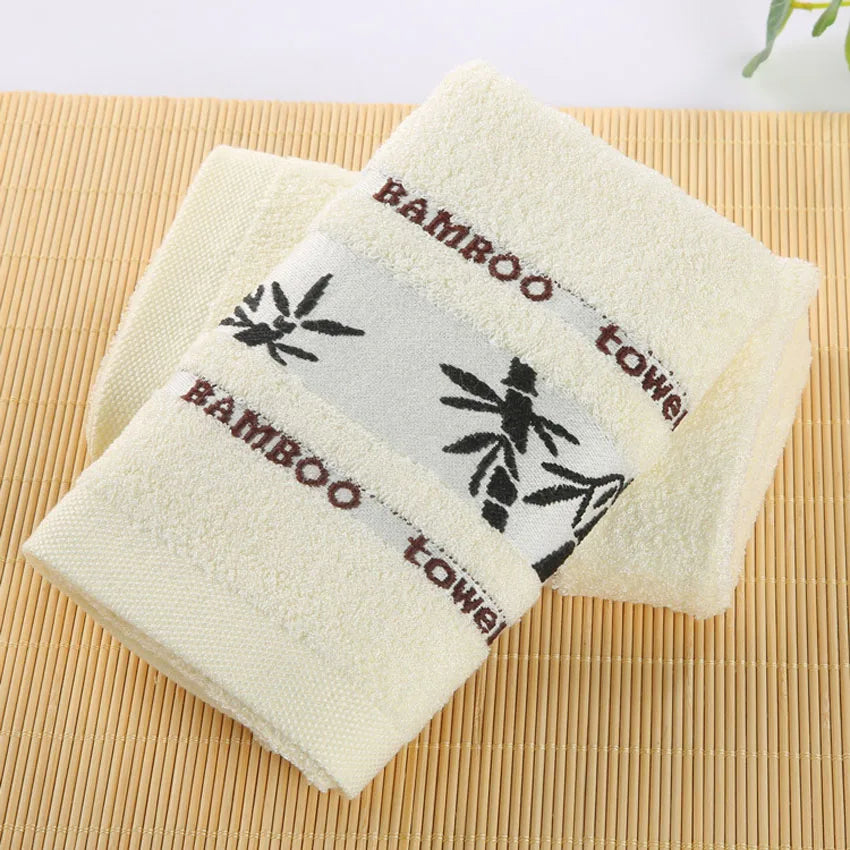 Bamboo charcoal fiber bath towel