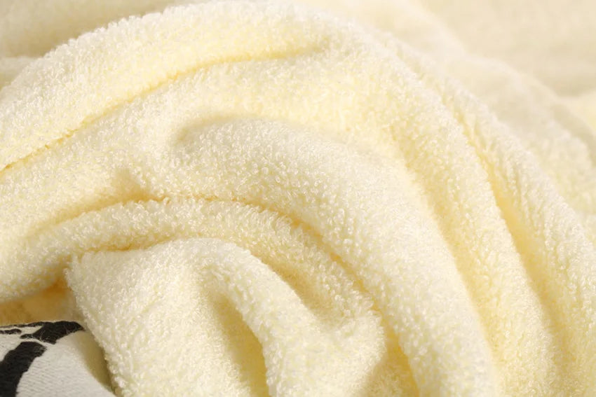 Bamboo charcoal fiber bath towel