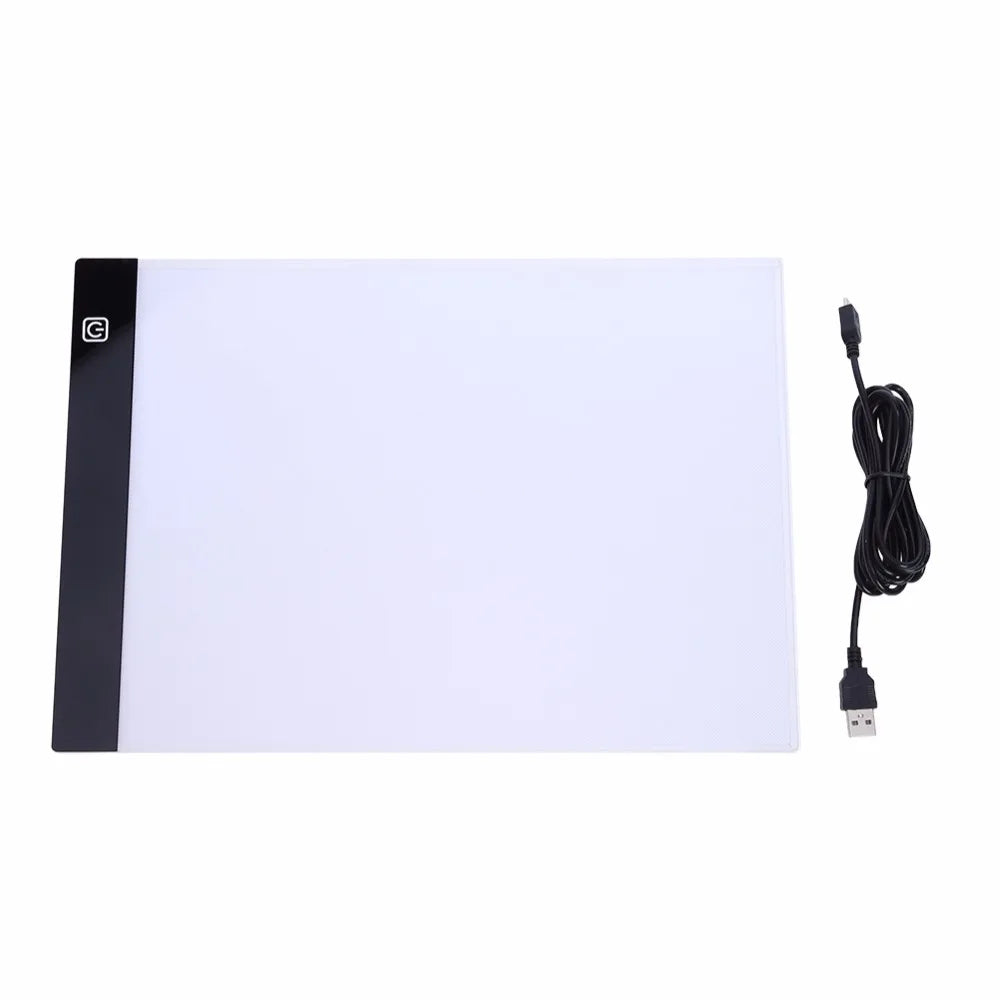 LED Graphic Tablet Writing Painting Light Box Tracing Board Copy Pads Digital Drawing Tablet Artcraft A4 Copy Table LED Board