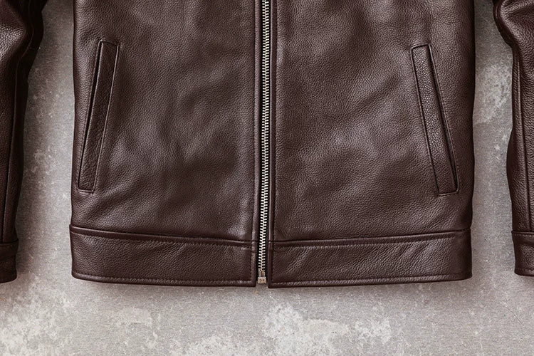 Casual Dark Brown Business Men's Lapel Plus Size Jacket