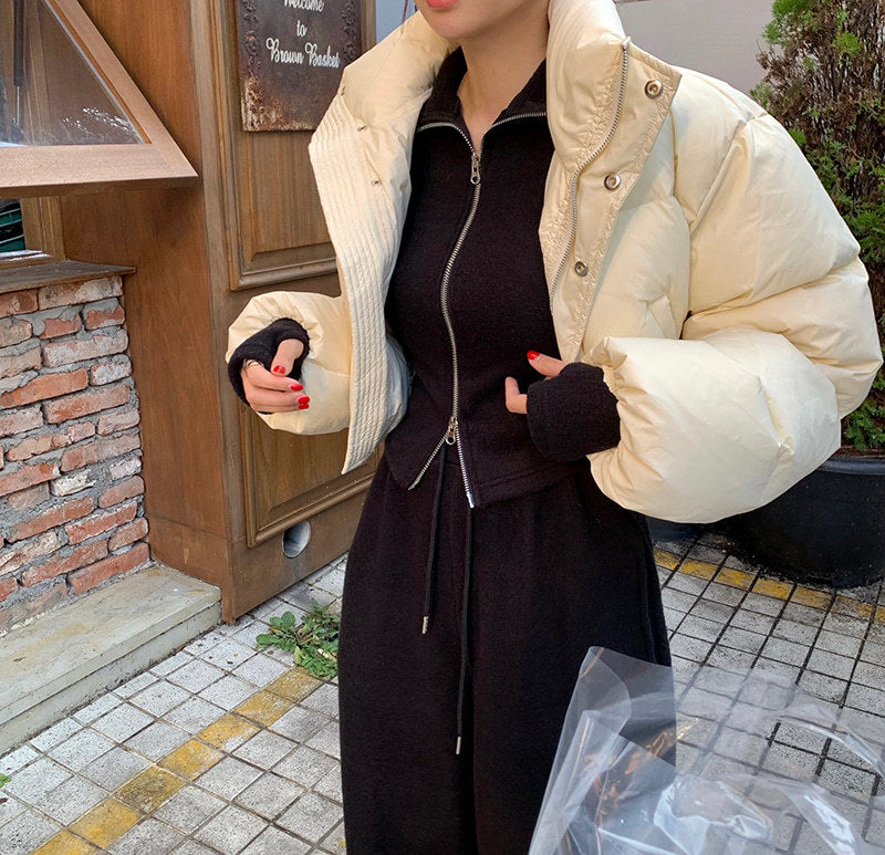 Loose And Warm Cotton Coat Jacket Women