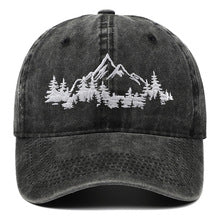 Breast Ribbon Embroidered Peaked Cap Baseball