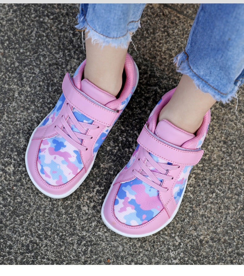 Children's Low-top Velcro Wide Toe Shoes