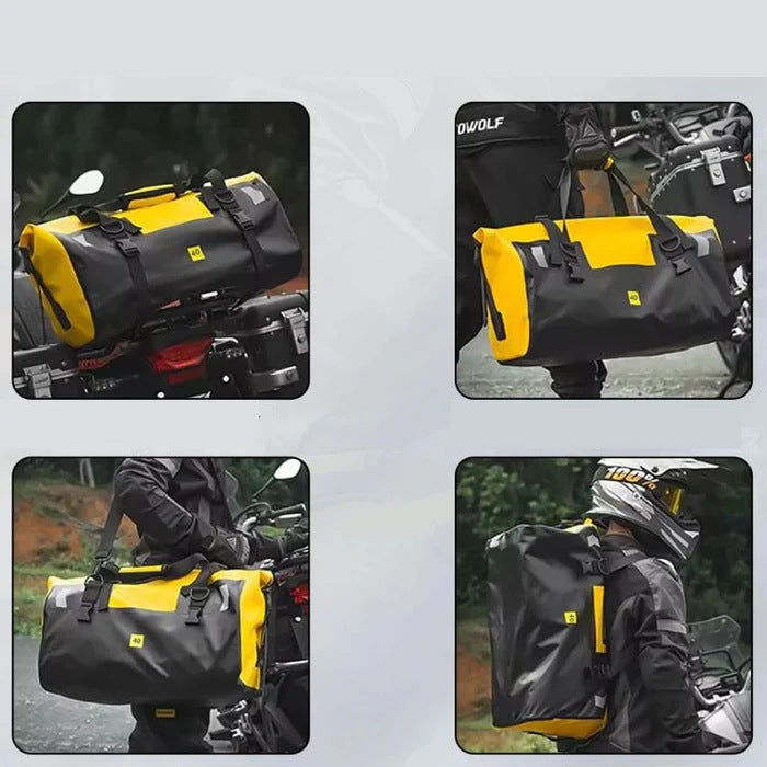 Motorcycle Large Capacity Car Travel Storage Backseat Bag