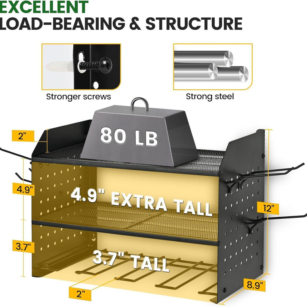 Wall-mounted Power Storage Garage Electric Drill Screwdriver Rack Electric Tool Holder