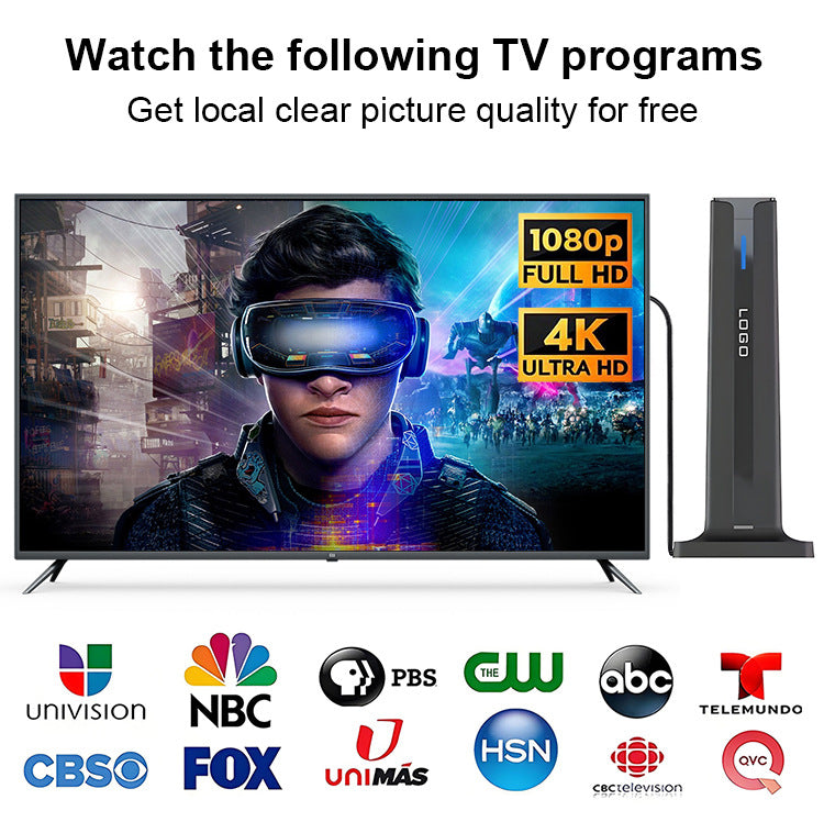 Indoor HD Digital Television Antenna Ground Receiver