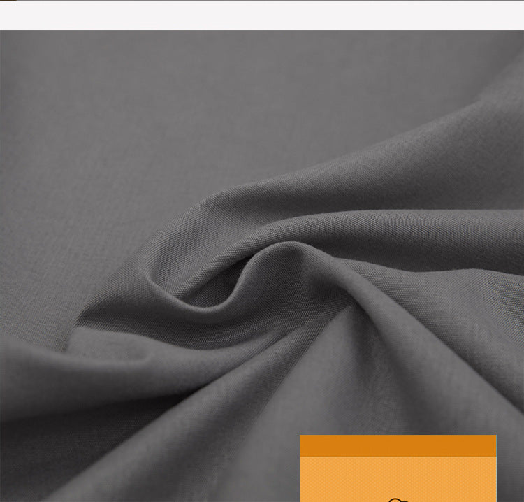 Bed Sheet Solid Color Skin-Friendly Cotton Bed Sheet Single-Piece School Dormitory Quilt Single Household Double Bed Sheet Pillowcase Three-Piece Set