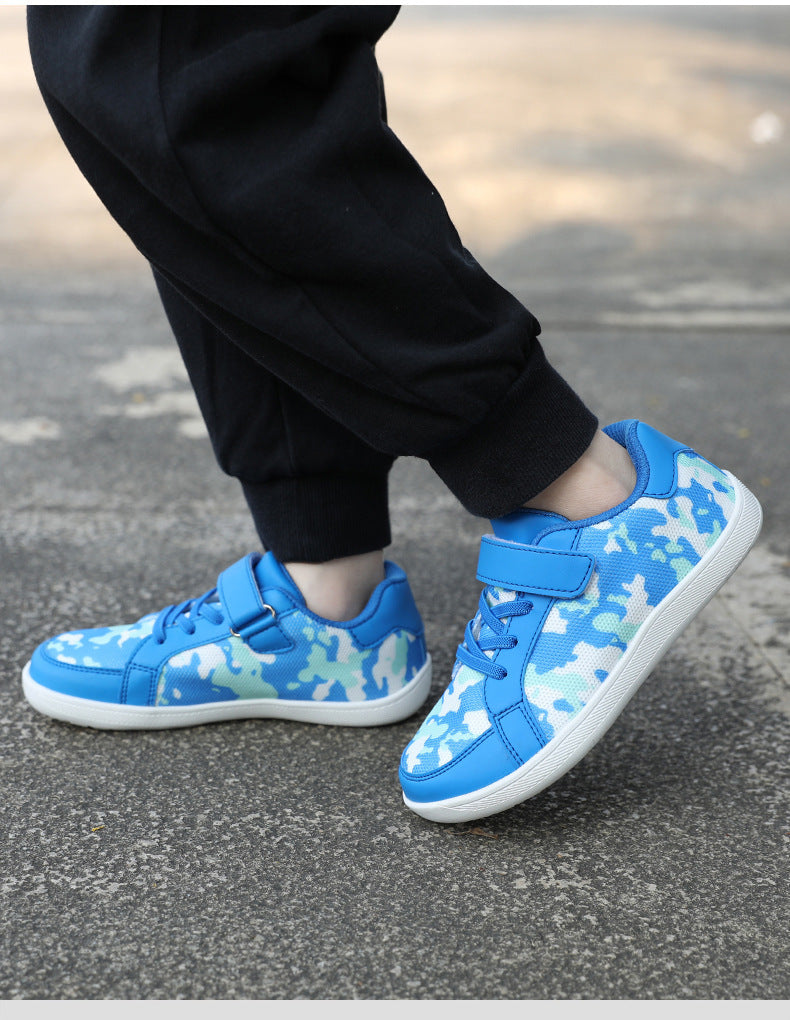 Children's Low-top Velcro Wide Toe Shoes