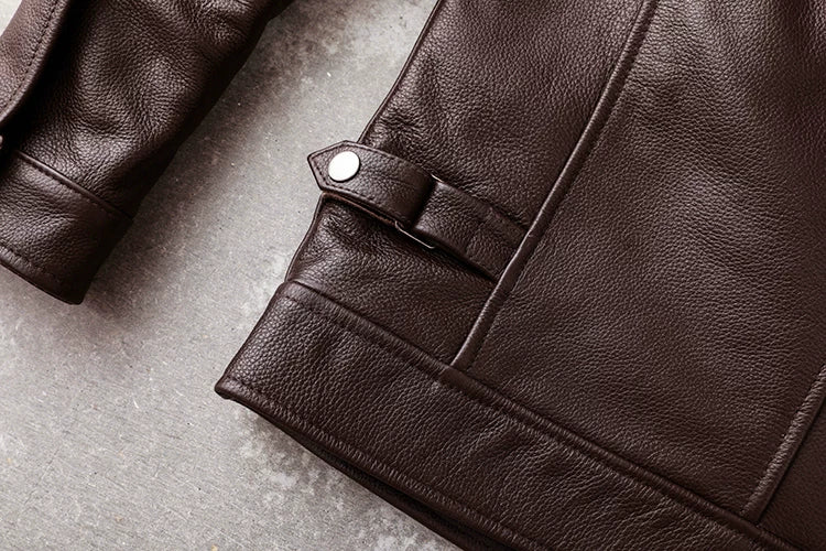 Casual Dark Brown Business Men's Lapel Plus Size Jacket