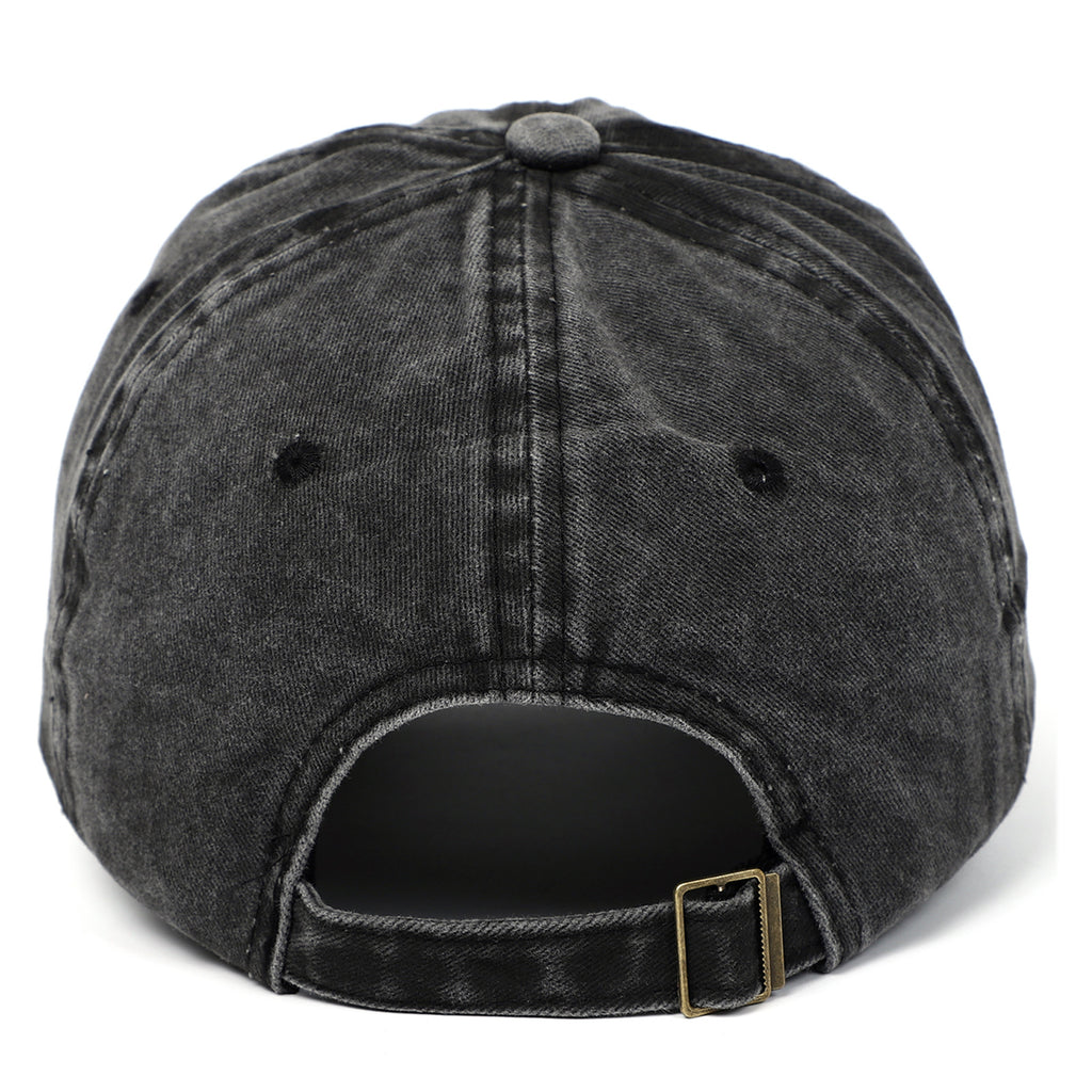 Breast Ribbon Embroidered Peaked Cap Baseball
