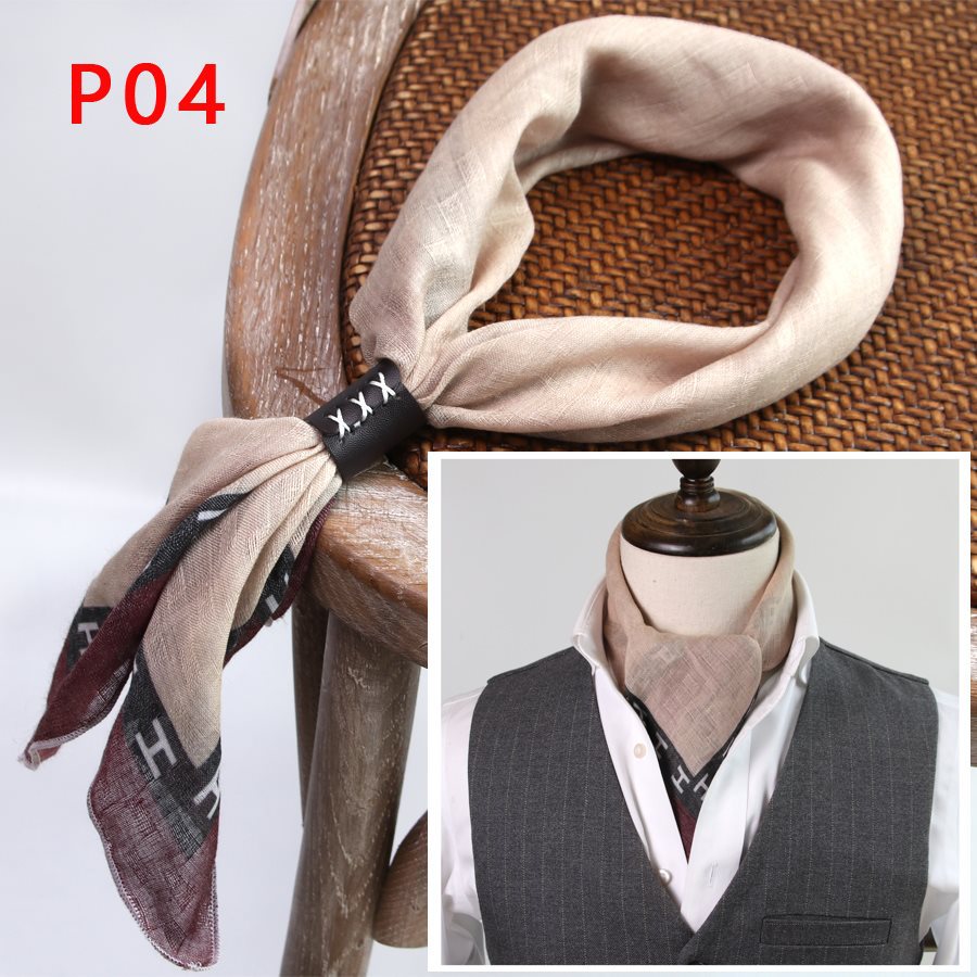 All-matching Men's Scarf Thin Youth Silk Scarf