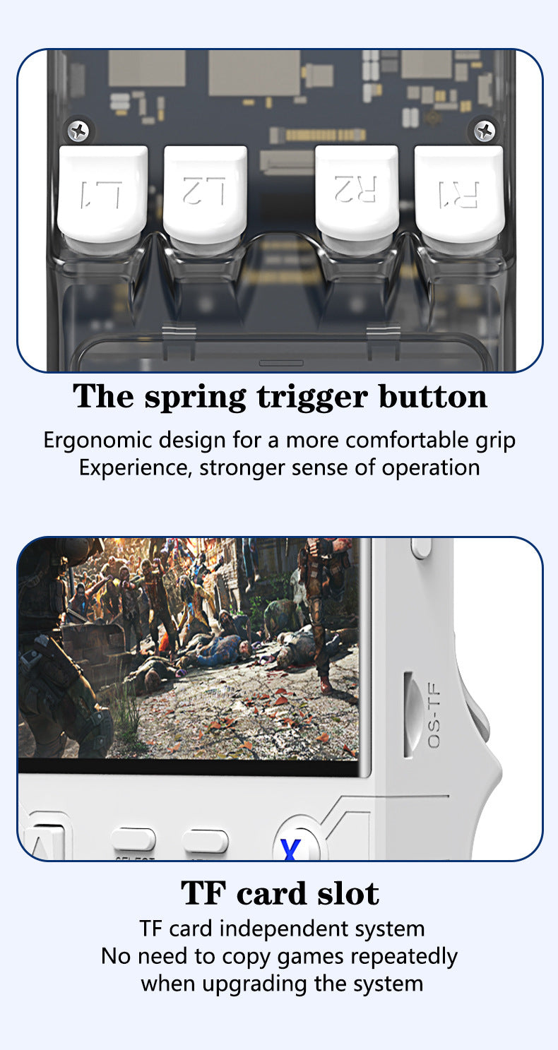 Handheld Game Machine 4-inch HD Screen Retro Arcade