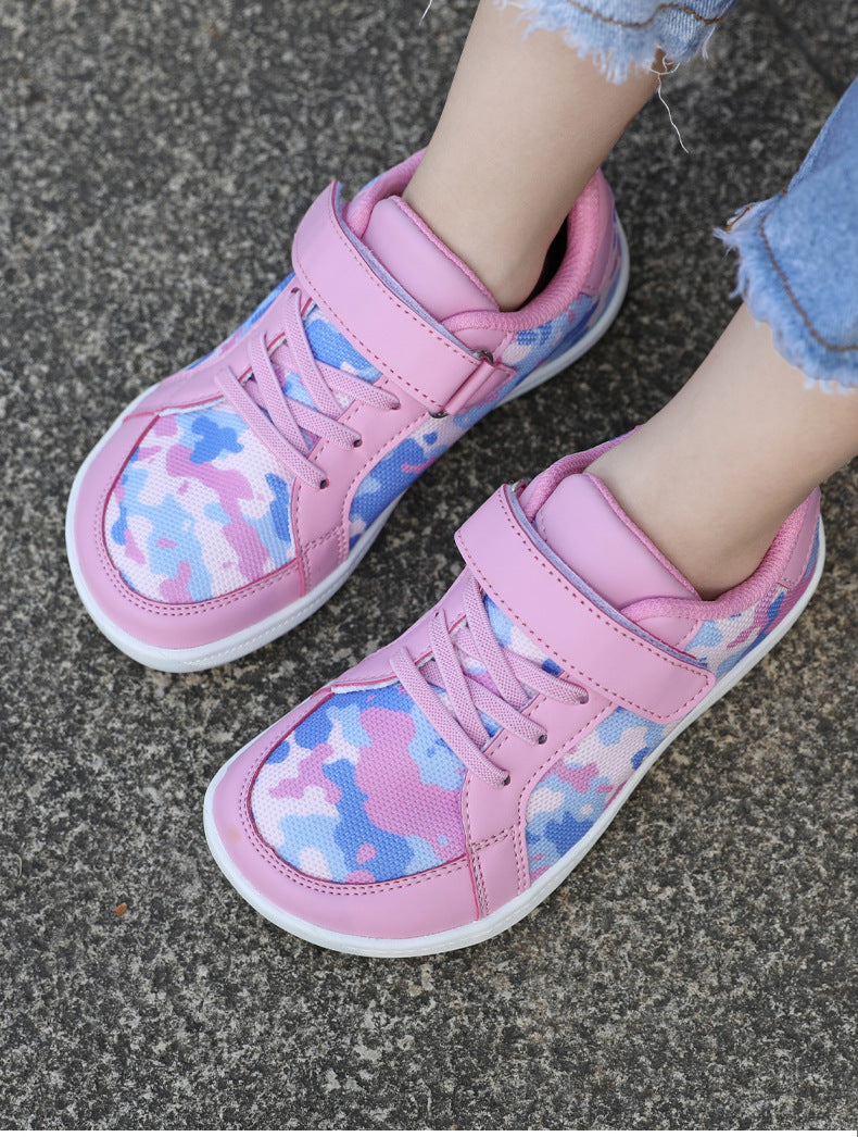 Children's Low-top Velcro Wide Toe Shoes