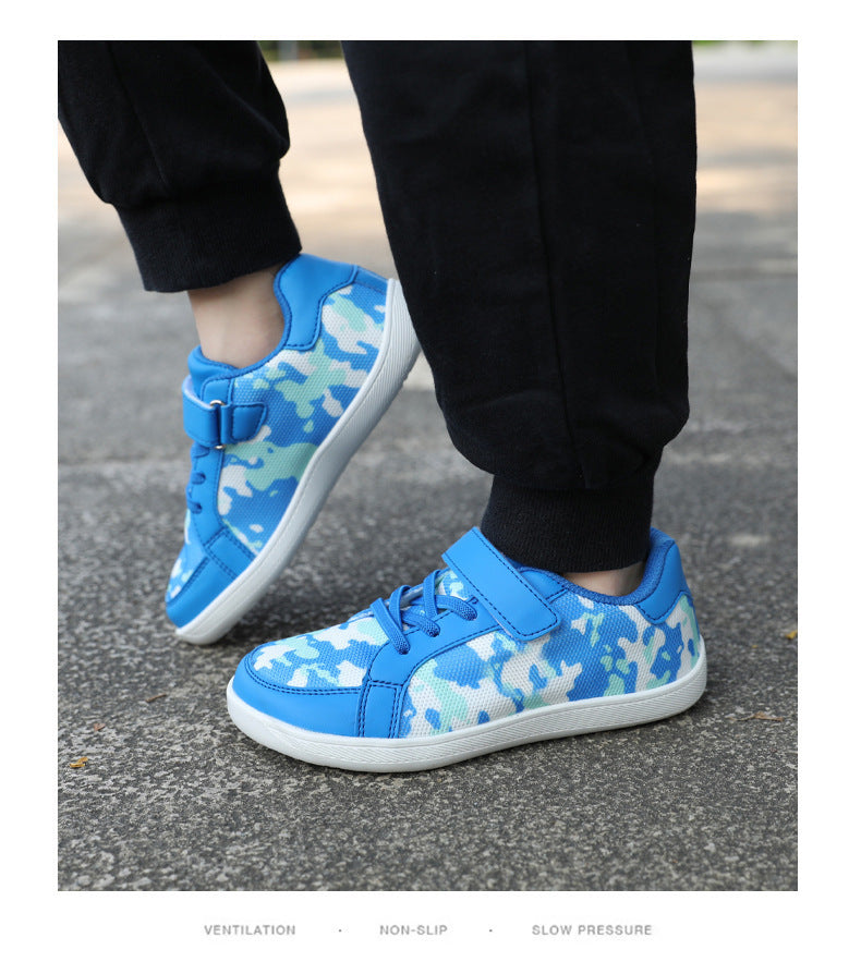 Children's Low-top Velcro Wide Toe Shoes