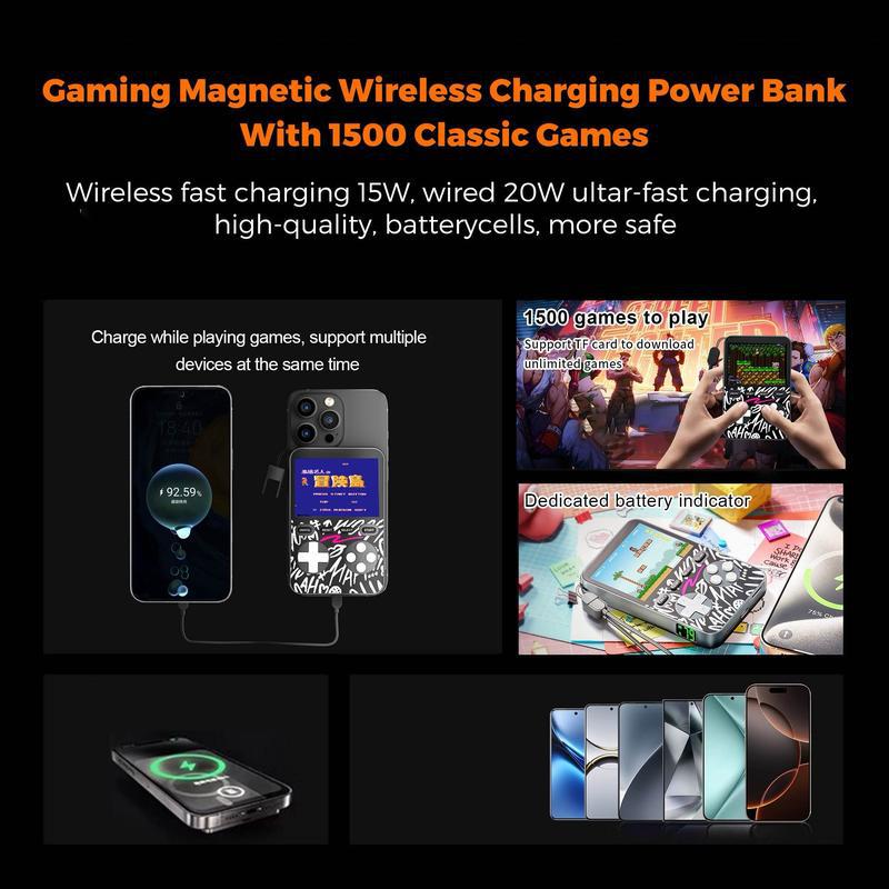 Magnetic Wireless Power Bank Handheld Game Machine Power Bank