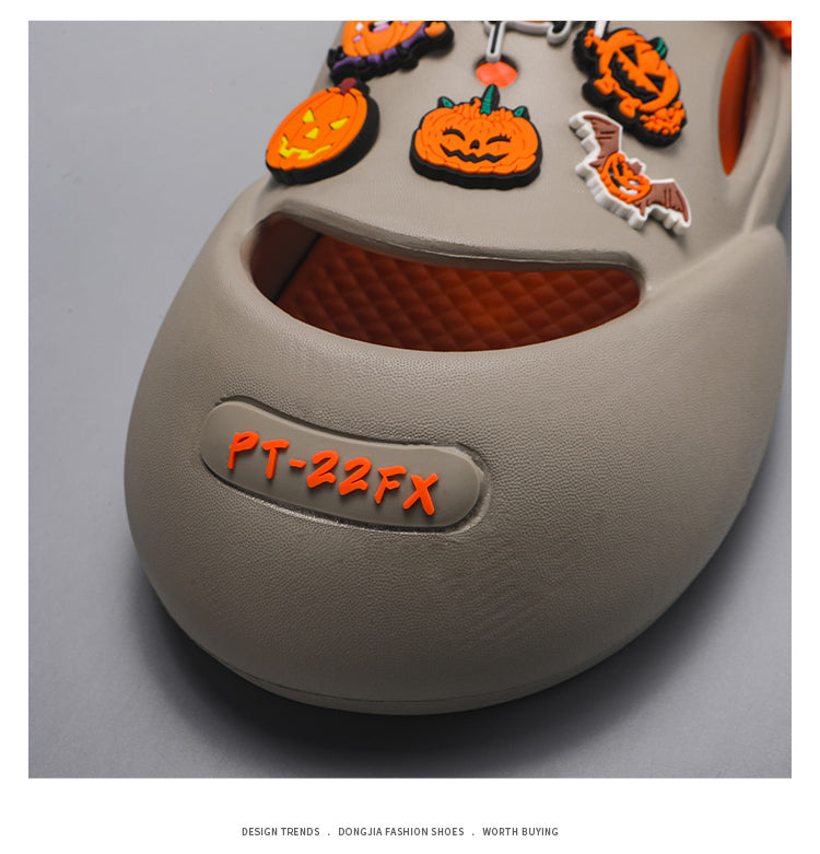 Summer Funny Baotou Beach Hole Shoes Men