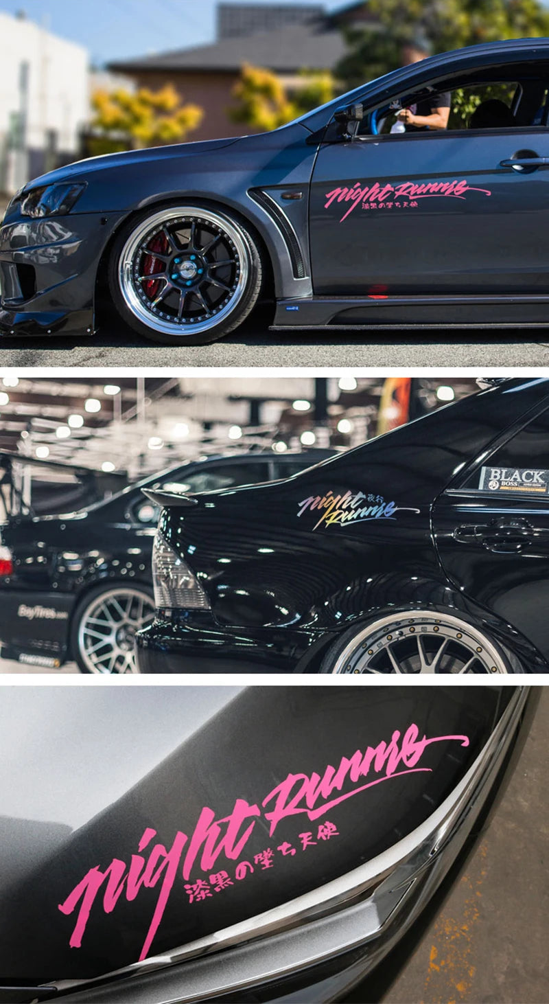 Rear Windshield Stickers For Night Cars