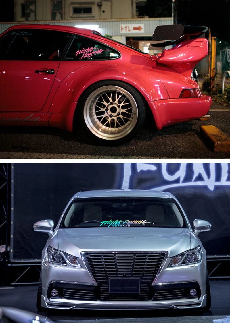 Rear Windshield Stickers For Night Cars
