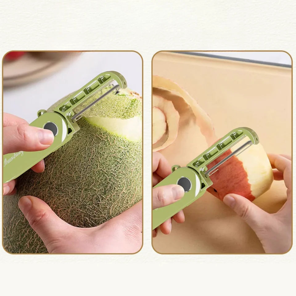 Foldable Vegetable Peeler Stainless Steel Fruit Slicer Potato Cucumber Portable Picnics Sharp Home Kitchen Accessories Tools Kitchen Gadgets